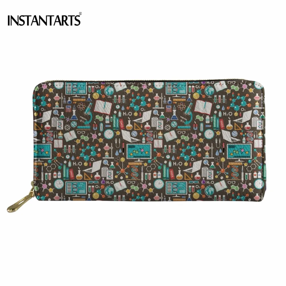 INSTANTARTS Fashion Science Research Print Long PU Leather Wallet for Women/Men Business Credit Card Zipper Wallets Cash Bag
INSTANTARTS Fashion Science Research Print Long PU Leather Wallet for Women/Men Business Credit Card Zipper Wallets Cash Bag
