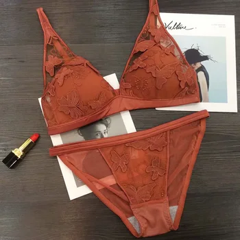 Sexy Bra Lace Lingerie Sets Black Bralette Transparent Bra and Panty Set Intimates Women Underwear Set
Sexy Bra Lace Lingerie Sets Black Bralette Transparent Bra and Panty Set Intimates Women Underwear Set