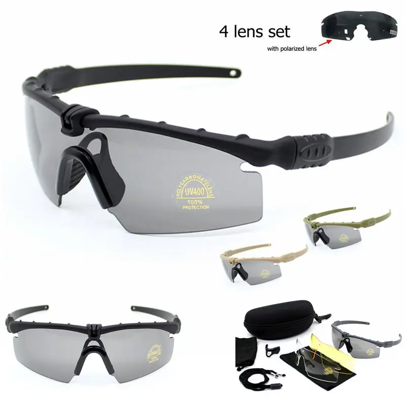 Polarized Military Tactical Glasses UV400 Sunglasses 5 Lens Eyewear Airsoft Goggles Shooting Glasses Motorcycle Cycling Goggles
Polarized Military Tactical Glasses UV400 Sunglasses 5 Lens Eyewear Airsoft Goggles Shooting Glasses Motorcycle Cycling Goggles