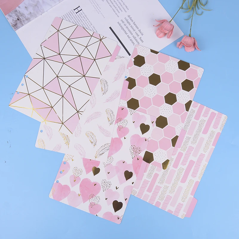 5pcs/set Creative A5 6hole Hand Account Index Lable Filler For Binders Notebook Separate Page Separation Sheet
5pcs/set Creative A5 6hole Hand Account Index Lable Filler For Binders Notebook Separate Page Separation Sheet