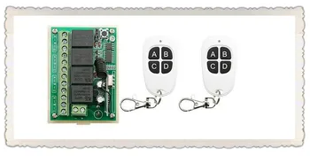 DC12V 4CH 10A RF Wireless Remote Control Switch System teleswitch 1 transmitter & 2 receiver relay Receiver Smart Home Switch
DC12V 4CH 10A RF Wireless Remote Control Switch System teleswitch 1 transmitter & 2 receiver relay Receiver Smart Home Switch