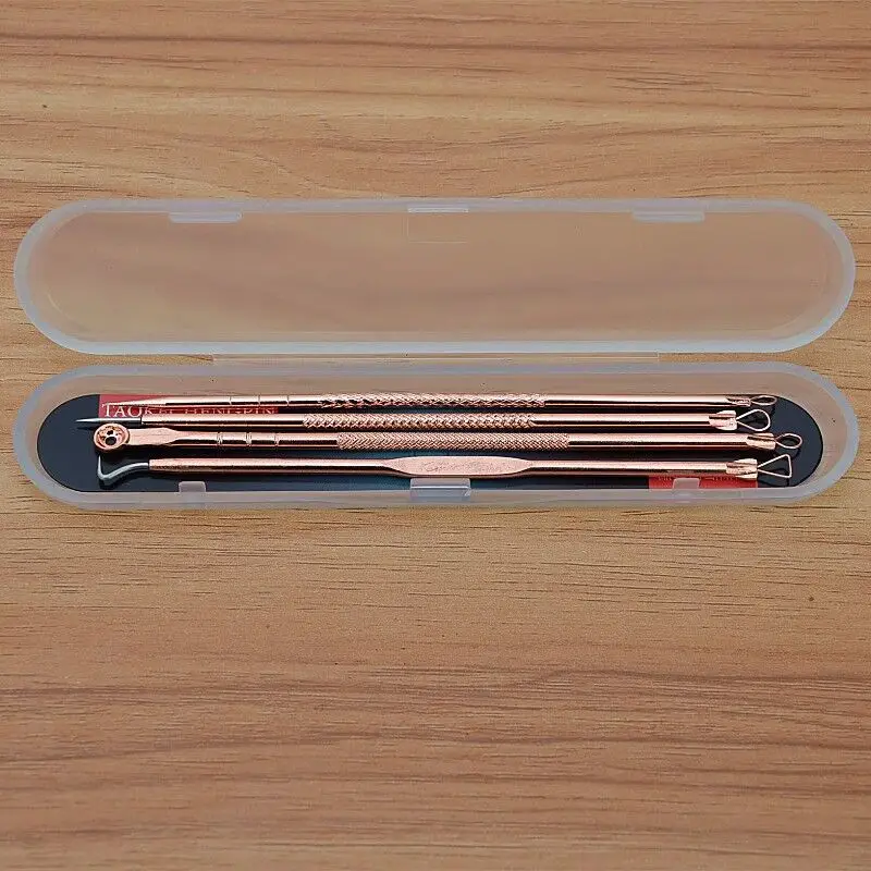 4pcs Acne blackhead removal needles metal pimple spot comedone extractor beauty face clean care tools facial pore cleanser
4pcs Acne blackhead removal needles metal pimple spot comedone extractor beauty face clean care tools facial pore cleanser