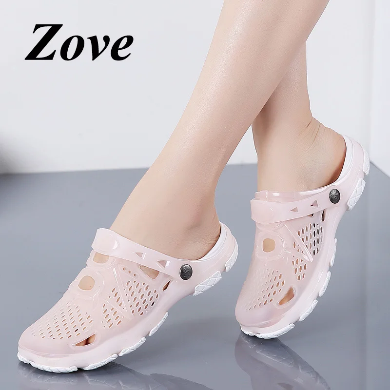 ZOVE Women Clogs Sandals 2019 Summer Water Shoes Fashion Slip On Jelly Sandals Bright Colors Ladies Femme Beach Slides Slippers
ZOVE Women Clogs Sandals 2019 Summer Water Shoes Fashion Slip On Jelly Sandals Bright Colors Ladies Femme Beach Slides Slippers