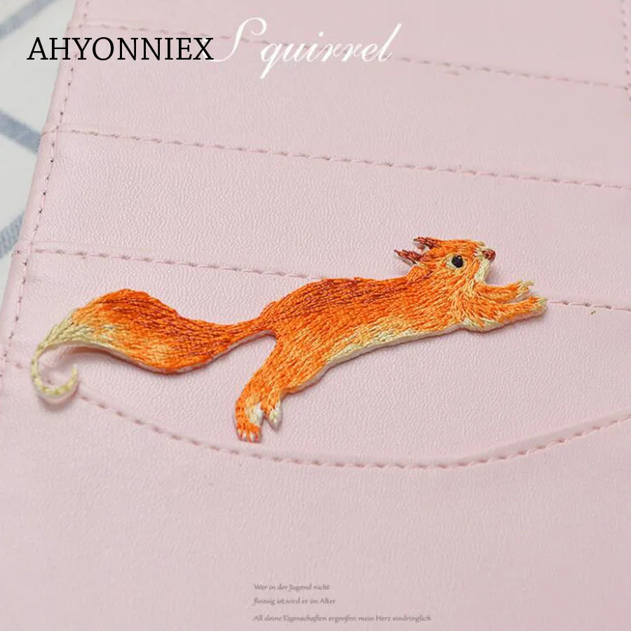 AHYONNIEX Cute Squirrel DIY Cloth Iron On Patch Embroidered Applique Sewing Clothes Stickers Apparel Accessories Iron On Badges
AHYONNIEX Cute Squirrel DIY Cloth Iron On Patch Embroidered Applique Sewing Clothes Stickers Apparel Accessories Iron On Badges