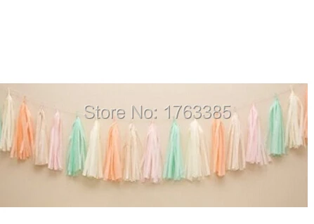 Pack of 20 Pcs Mixed Blush Pink Ivory Mint Peach Tissue Paper Tassels for Wedding Garland Bunting Banner
Pack of 20 Pcs Mixed Blush Pink Ivory Mint Peach Tissue Paper Tassels for Wedding Garland Bunting Banner