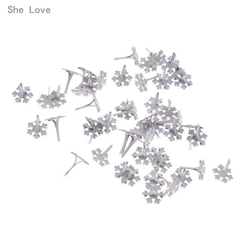 She Love 50pcs Scrapbooking Brads Flower Sonwflake Embellishment Fastener Metal Crafts For Decoration
She Love 50pcs Scrapbooking Brads Flower Sonwflake Embellishment Fastener Metal Crafts For Decoration