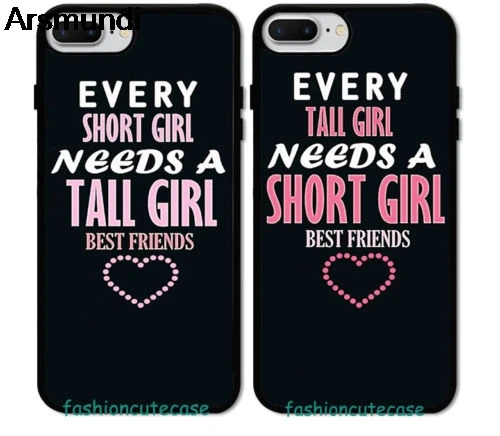 Arsmundi Every Short Girl Needs A Tall Girl Best Friend Phone Cases for iPhone 5 6S XR XS Max PLUS Case Soft TPU Rubber Silicone
Arsmundi Every Short Girl Needs A Tall Girl Best Friend Phone Cases for iPhone 5 6S XR XS Max PLUS Case Soft TPU Rubber Silicone