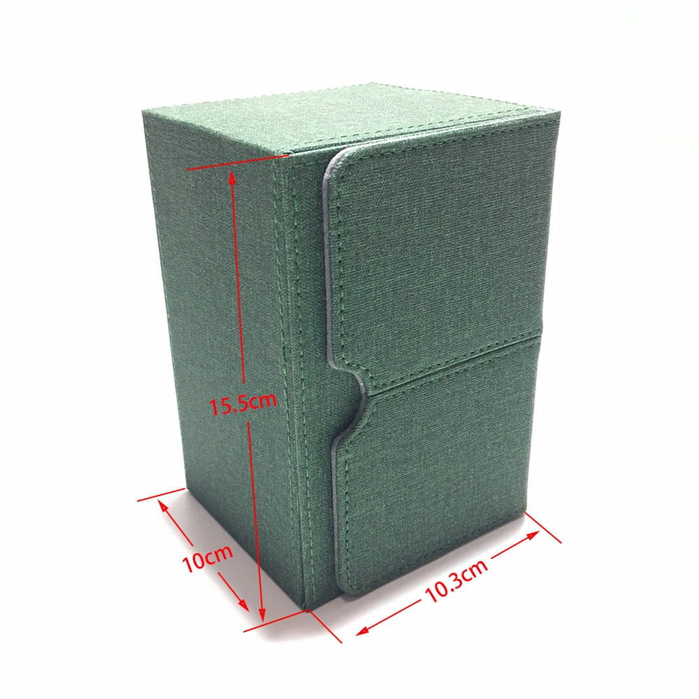 Green Color Large Size Deck Box Top Open Deck Case For Magic Board Game Cards: Green
Green Color Large Size Deck Box Top Open Deck Case For Magic Board Game Cards: Green