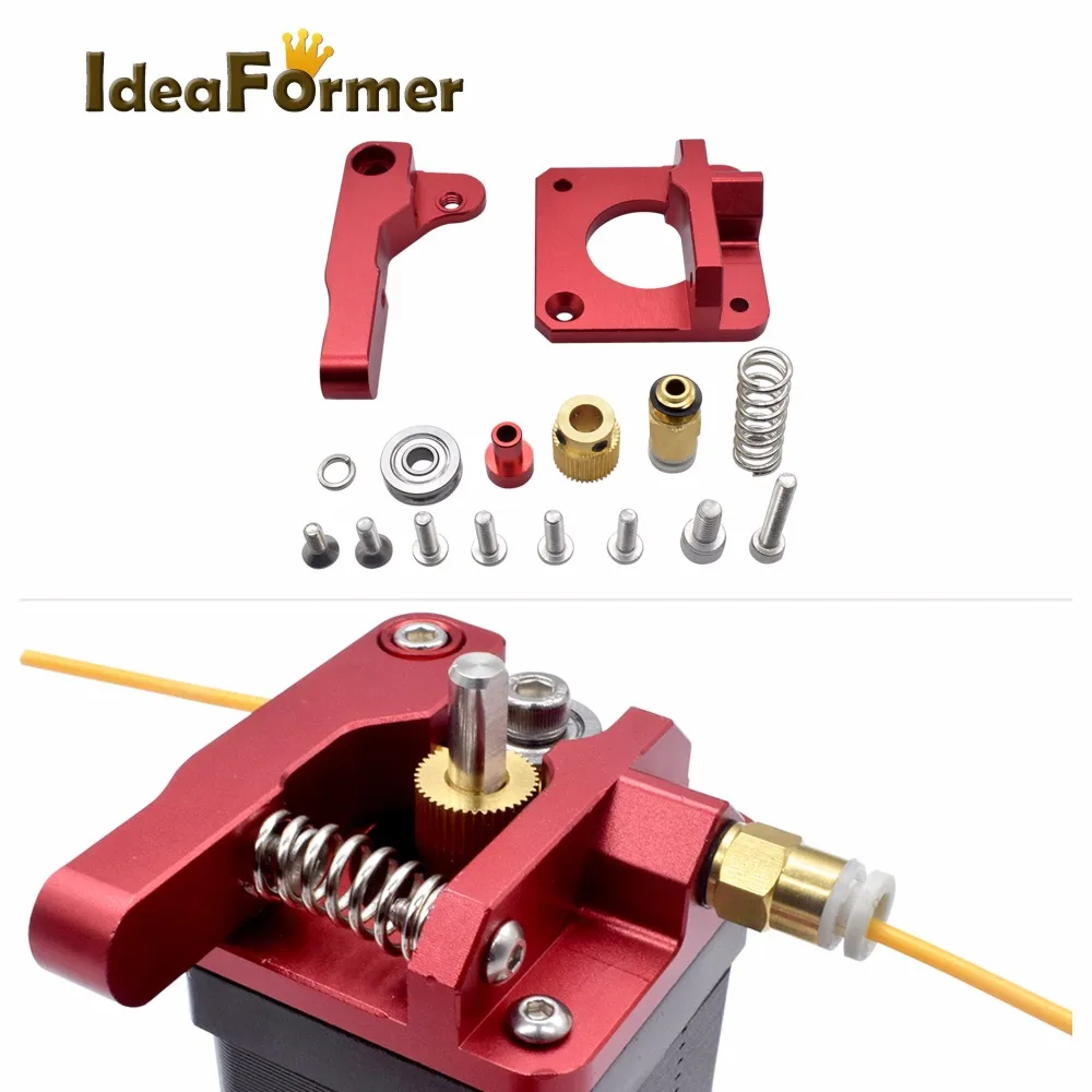 Детали для 3D-принтера экструдер MK8 CR10 блок из алюминиевого сплава Bowden Филамент 1 75