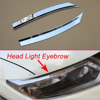 Chromium Front Headlight Eyebrow Cover Chrome Front Lamp Trim For Nissan X-Trail Rogue T32 2014 - 2016 Car Styling Accessories
Chromium Front Headlight Eyebrow Cover Chrome Front Lamp Trim For Nissan X-Trail Rogue T32 2014 - 2016 Car Styling Accessories