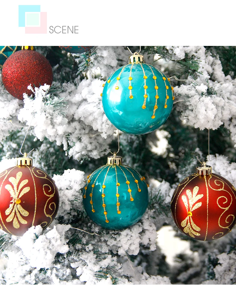 Inhoo 2017 Christmas Tree Decoration Ball Ornaments Pendant