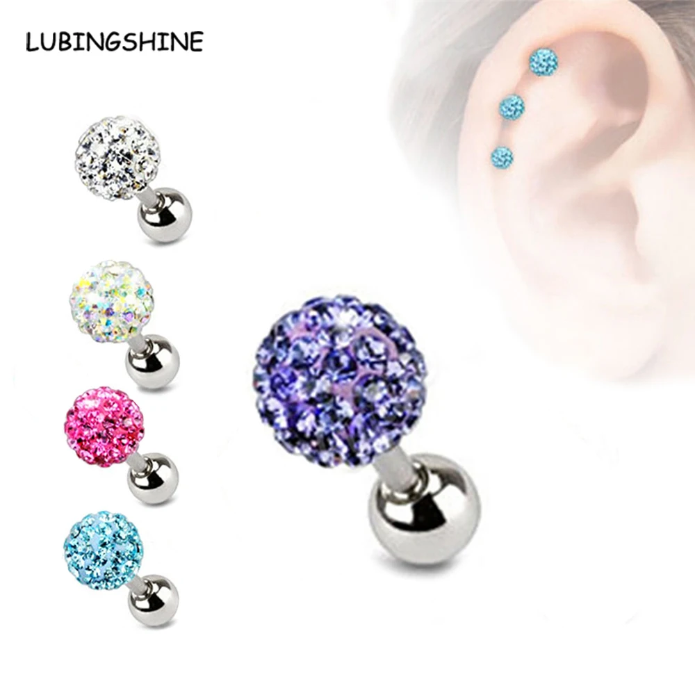 1Pcs Punk Double Ball T-Type Screw Male Rhinestone Cute Stud Earrings Women Medical Titanium Steel Ear Piercing Jewelry
1Pcs Punk Double Ball T-Type Screw Male Rhinestone Cute Stud Earrings Women Medical Titanium Steel Ear Piercing Jewelry