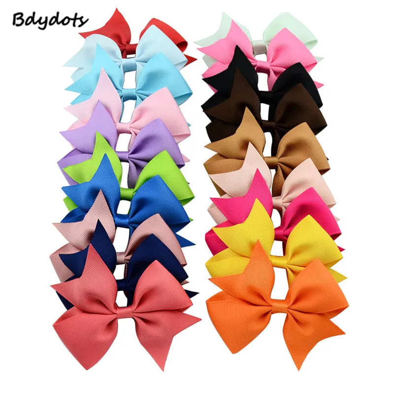 High Quality Hot 20Pcs/lot 3.9 Inch Grosgrain Ribbon Bows Clips Children Solid Hair Accessories Baby Headwear V Shaped Hairpins
High Quality Hot 20Pcs/lot 3.9 Inch Grosgrain Ribbon Bows Clips Children Solid Hair Accessories Baby Headwear V Shaped Hairpins