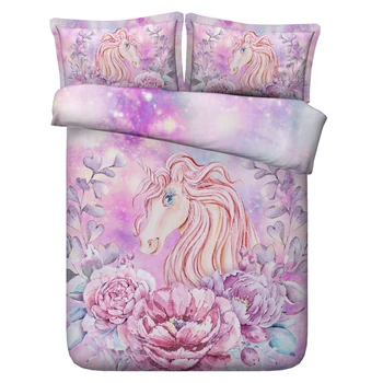 3D Digital Rainbow Unicorn Fairytale with Sparkling Stars 3/4 Piece Duvet Cover Sets Cotton Pink Background (Sparkling Unicorn)
3D Digital Rainbow Unicorn Fairytale with Sparkling Stars 3/4 Piece Duvet Cover Sets Cotton Pink Background (Sparkling Unicorn)