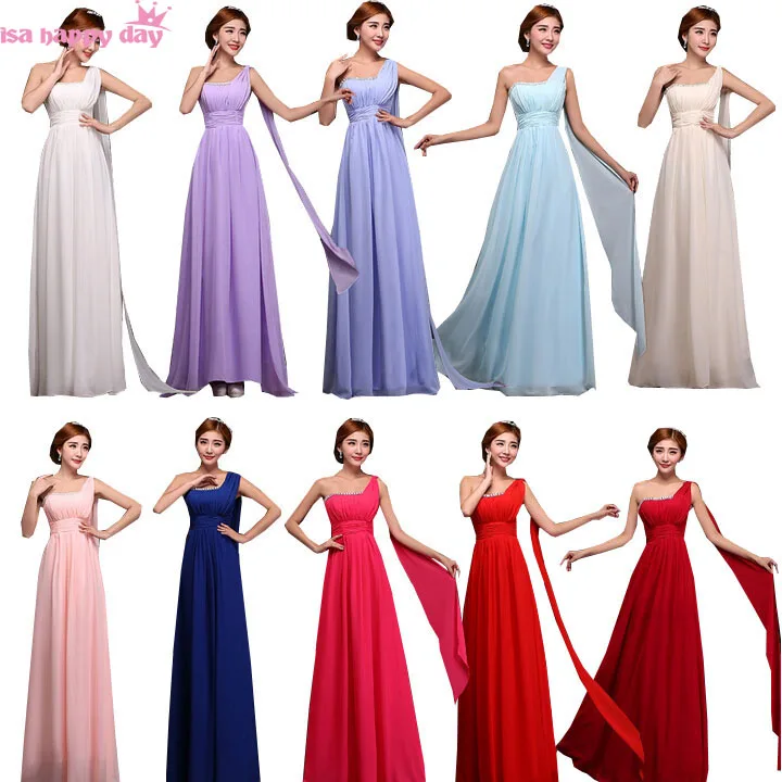 long chiffon bridesmaid lace up back royal blue a-line bridemaids dresses fuschia hot pink one shoulder dress burgundy B2000
long chiffon bridesmaid lace up back royal blue a-line bridemaids dresses fuschia hot pink one shoulder dress burgundy B2000