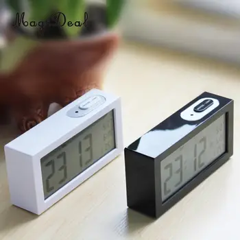 Digital Alarm Clock Battery Operated Ascending Alarms Snooze Clock LCD Digit Display Dimmer Temperature Calendar Display
Digital Alarm Clock Battery Operated Ascending Alarms Snooze Clock LCD Digit Display Dimmer Temperature Calendar Display