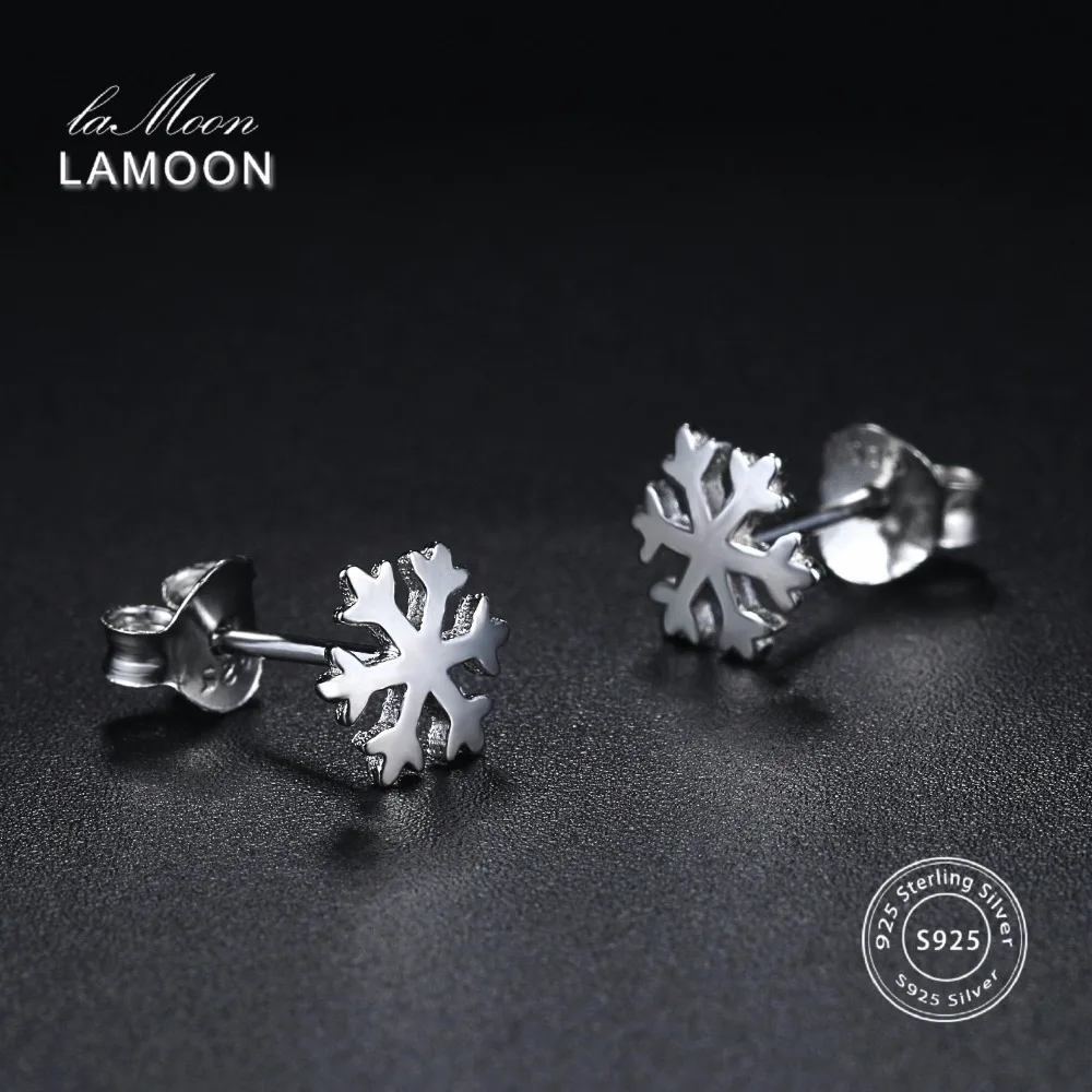 LAMOON 2018 New Snowflake Shaped 100% Real 925-Sterling-Silver Stud Earrings S925 Fine Jewelry For Women Girl Gift LMEY018
LAMOON 2018 New Snowflake Shaped 100% Real 925-Sterling-Silver Stud Earrings S925 Fine Jewelry For Women Girl Gift LMEY018