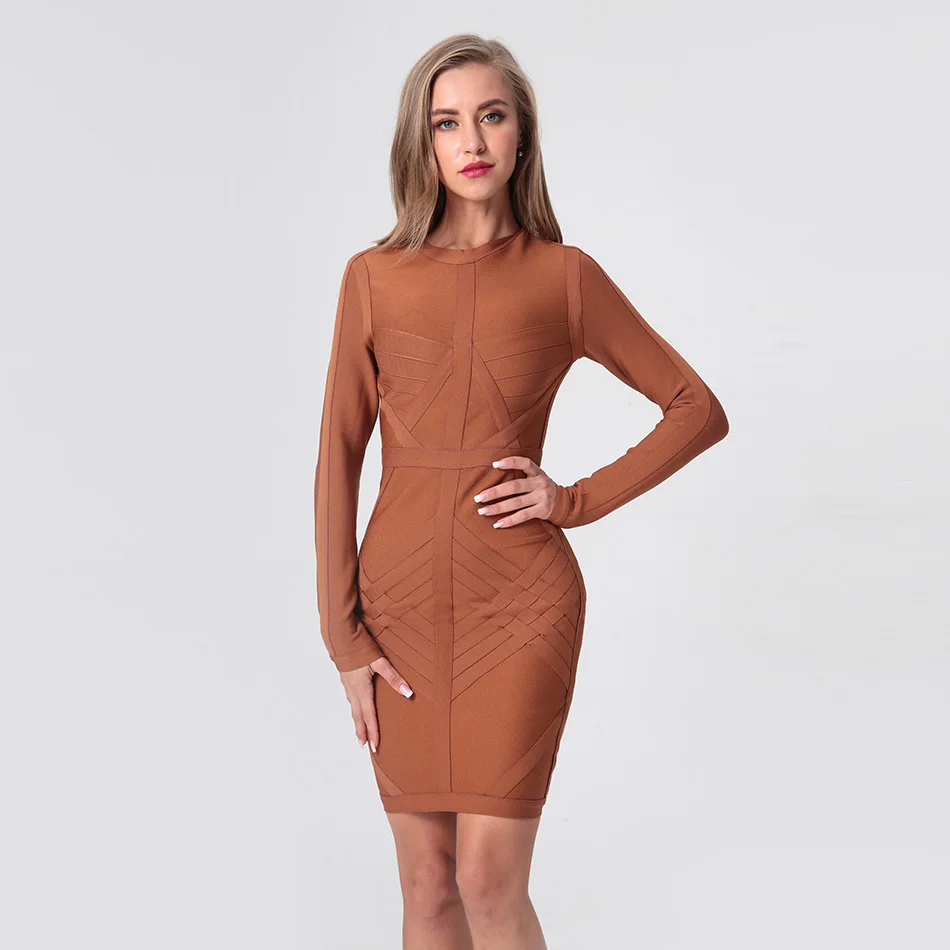 Hashupha New Fashion Spring Long Sleeve Pattern Bandage Dress Female Three Color Stretch Dresses for Womens Party Vestidos
Hashupha New Fashion Spring Long Sleeve Pattern Bandage Dress Female Three Color Stretch Dresses for Womens Party Vestidos