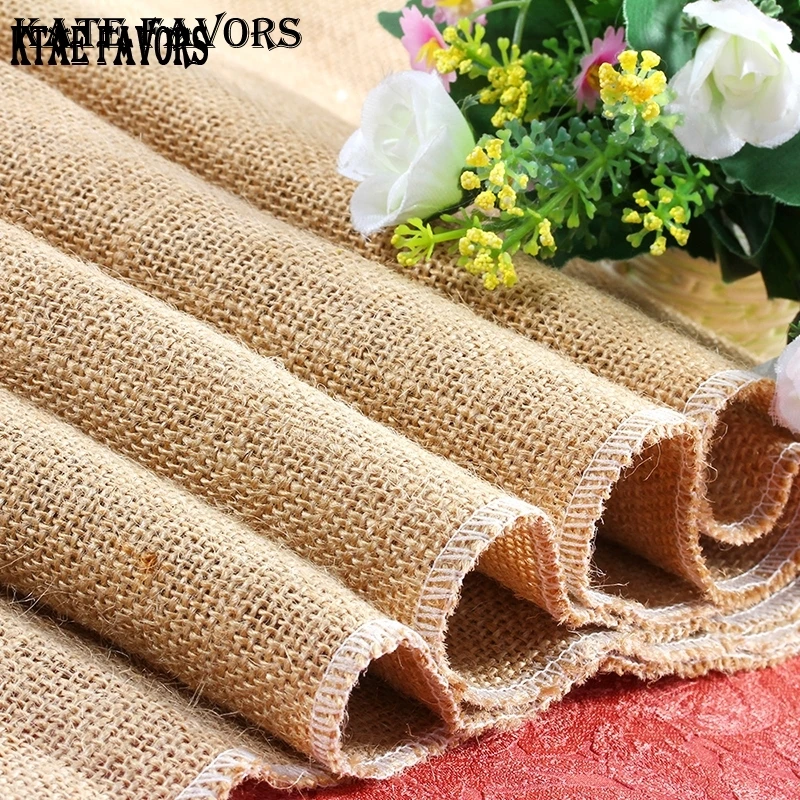 Vintage Burlap Jute Linen Table Runner Lace Cloth Dinning Room for Retro Style Wedding party Accessories Home Textile 30x275cm
Vintage Burlap Jute Linen Table Runner Lace Cloth Dinning Room for Retro Style Wedding party Accessories Home Textile 30x275cm
