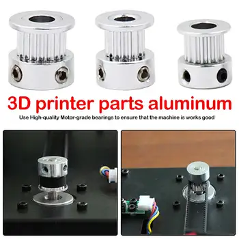 GT2 6mm Pulley 16/20 tooth Bore 5mm 6mm 6.35mm 8mm for 3D Printers Parts Aluminium 
GT2 6mm Pulley 16/20 tooth Bore 5mm 6mm 6.35mm 8mm for 3D Printers Parts Aluminium
