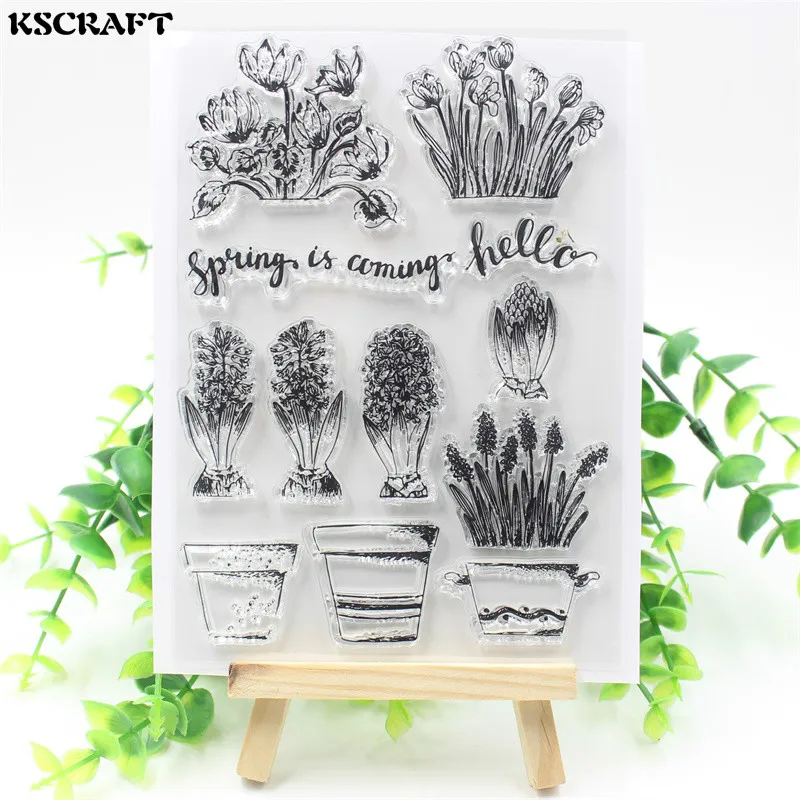 KSCRAFT Spring Is Coming Transparent Clear Silicone Stamp/Seal for DIY scrapbooking/photo album Decorative clear stamp 091
KSCRAFT Spring Is Coming Transparent Clear Silicone Stamp/Seal for DIY scrapbooking/photo album Decorative clear stamp 091