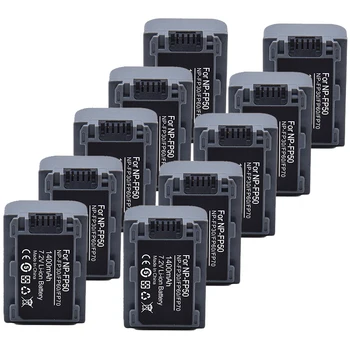 10PCS 1250mAh NP-FP50 NP FP50 NPFP50 Battery for Sony NP-FP71 NP-FP30 NP-FP70 NP-FP90 HDR-CX105 NP-FP60 DCR-SX40 SX41 SX40R
10PCS 1250mAh NP-FP50 NP FP50 NPFP50 Battery for Sony NP-FP71 NP-FP30 NP-FP70 NP-FP90 HDR-CX105 NP-FP60 DCR-SX40 SX41 SX40R