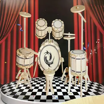 Useful 3D Wooden Model DIY Wood Puzzle Building Toy Baby Gift Hand Work Assemble Game Jazz Drum Set Woodcraft Construction Kit
Useful 3D Wooden Model DIY Wood Puzzle Building Toy Baby Gift Hand Work Assemble Game Jazz Drum Set Woodcraft Construction Kit