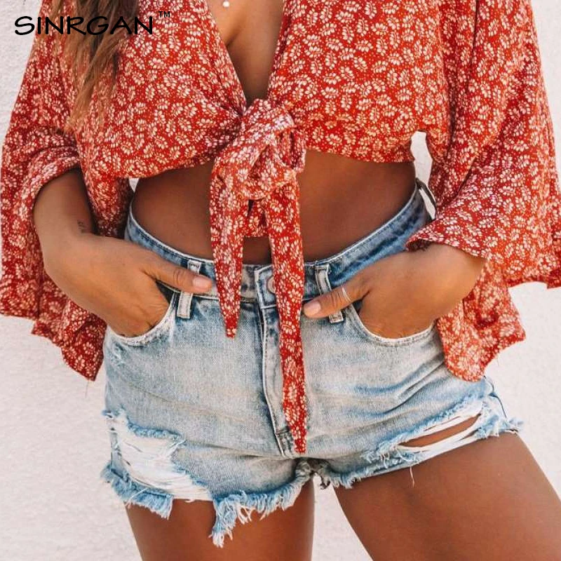 SINRGAN summer female blue high waist shorts women worn loose hole jeans shorts women summer with Pockets
SINRGAN summer female blue high waist shorts women worn loose hole jeans shorts women summer with Pockets