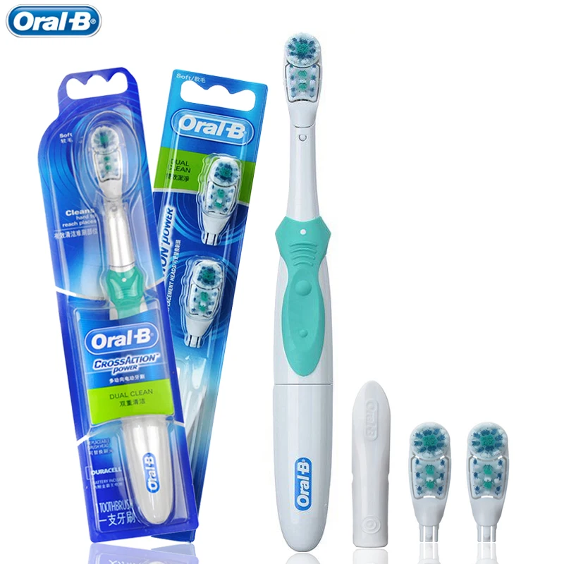 Электрическая зубная щетка Oral B Power для взрослых с перекрестным движением