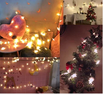 Beatiful Christmas Decoration Lights Holidayl Star Light Strings Led Light Fantasy Pentagram Light Strings Strings Starry
Beatiful Christmas Decoration Lights Holidayl Star Light Strings Led Light Fantasy Pentagram Light Strings Strings Starry