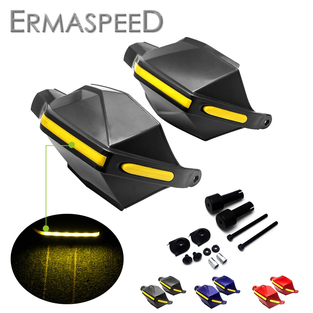 Pair 7/8'' Hand Guards Motocycle LED Light Windproof Falling Hand Protection for Suzuki ltz 400 Honda msx125 YAMAHA KTM
Pair 7/8'' Hand Guards Motocycle LED Light Windproof Falling Hand Protection for Suzuki ltz 400 Honda msx125 YAMAHA KTM