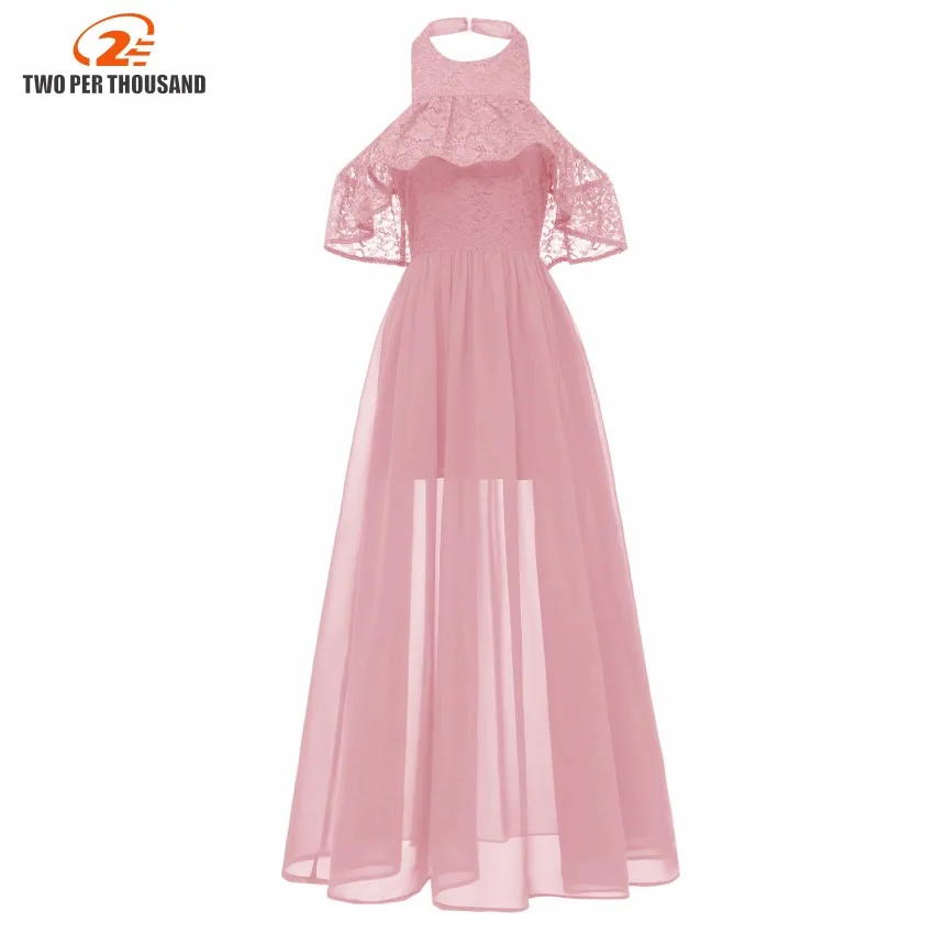 Women See Through Chiffon Maxi Dress Halter Neck Elegant Lace Long Dress Sexy Evening Party Dresses Chiffon Vestidos
Women See Through Chiffon Maxi Dress Halter Neck Elegant Lace Long Dress Sexy Evening Party Dresses Chiffon Vestidos
