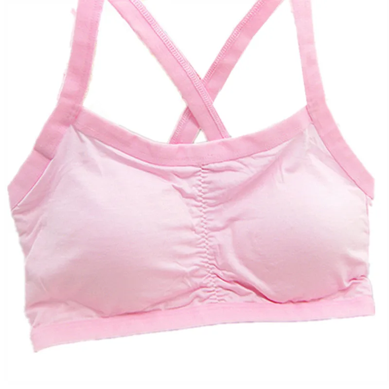 New Girls Bras Comfortable Young Girl Underwear No Rim Students Bra Solid Cross-Belt Underwear Training Bras Children Clothing
New Girls Bras Comfortable Young Girl Underwear No Rim Students Bra Solid Cross-Belt Underwear Training Bras Children Clothing