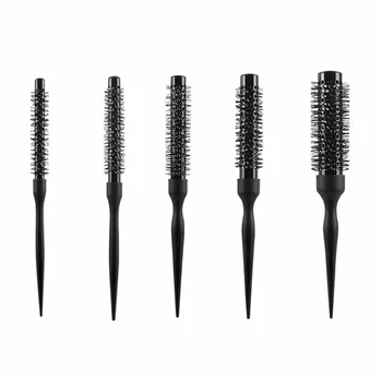 5-size Aluminum Comb Hair Comb Dressing Brushes High Temperature Resistant Ceramic Iron Round Combs Hair Style Tool Hairbrush
5-size Aluminum Comb Hair Comb Dressing Brushes High Temperature Resistant Ceramic Iron Round Combs Hair Style Tool Hairbrush