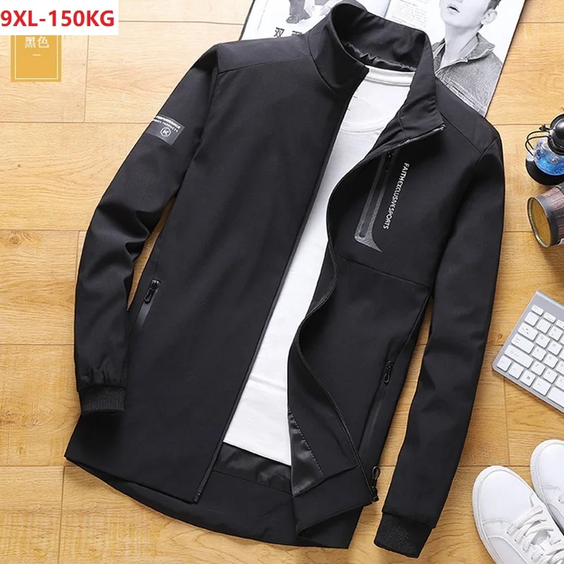 Men's Autumn Sports jackets zipper Plus size big 9XL 8XL 7XL Sportswear oversize jackets Man's letter simple coat black jacket
Men's Autumn Sports jackets zipper Plus size big 9XL 8XL 7XL Sportswear oversize jackets Man's letter simple coat black jacket