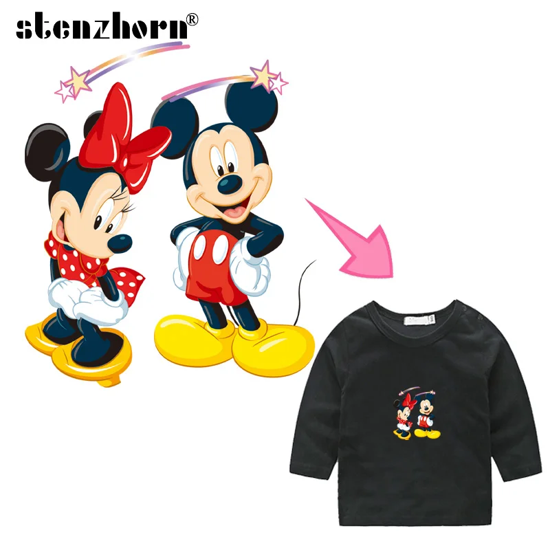 Mickey Minnie stickers heat transfers for clothes iron on transfers for clothing fusing t-shirt transfer A Level applications
Mickey Minnie stickers heat transfers for clothes iron on transfers for clothing fusing t-shirt transfer A Level applications