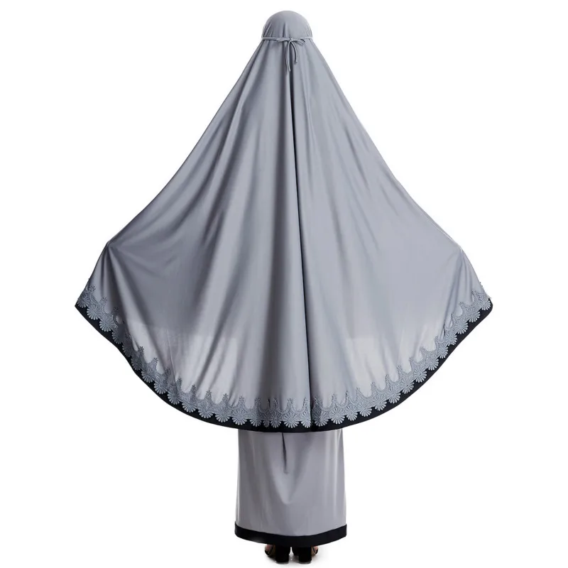 Muslim Lady Thobe Tee Dress Two-piece Suit Robe Middle East Polyester Black White Gray Solid Pure Color
Muslim Lady Thobe Tee Dress Two-piece Suit Robe Middle East Polyester Black White Gray Solid Pure Color
