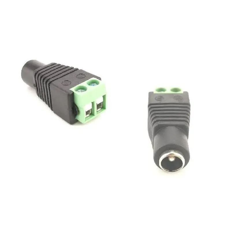 DC Female Connector 5.5x2.1mm for 5050 3528 2835 3014 5630 5730 LED Strip CCTV Camera 5.5mm x 2.1mm Jack Connectors Adapter
DC Female Connector 5.5x2.1mm for 5050 3528 2835 3014 5630 5730 LED Strip CCTV Camera 5.5mm x 2.1mm Jack Connectors Adapter