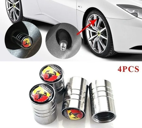 4pcs Auto Car Tire Valves Cover Metal Wheel Caps motorcycle bicycle Air Valve Stems Dustproof Accessories For Abarth
4pcs Auto Car Tire Valves Cover Metal Wheel Caps motorcycle bicycle Air Valve Stems Dustproof Accessories For Abarth