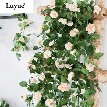 Luyue 230cm Artificial Flower Vines Wedding Decor Rose Fake Flowers Rattan String Garden Hanging Garland Silk Flower Plant Leaf
Luyue 230cm Artificial Flower Vines Wedding Decor Rose Fake Flowers Rattan String Garden Hanging Garland Silk Flower Plant Leaf