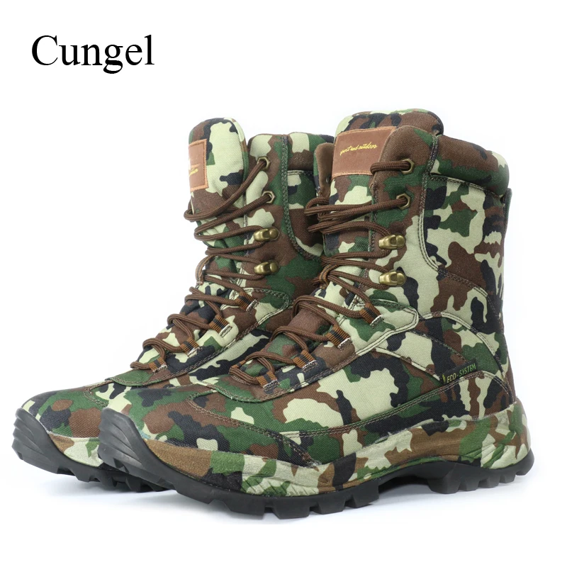 Кроссовки Cungel мужские камуфляжные уличные походные ботинки зимние/осенние