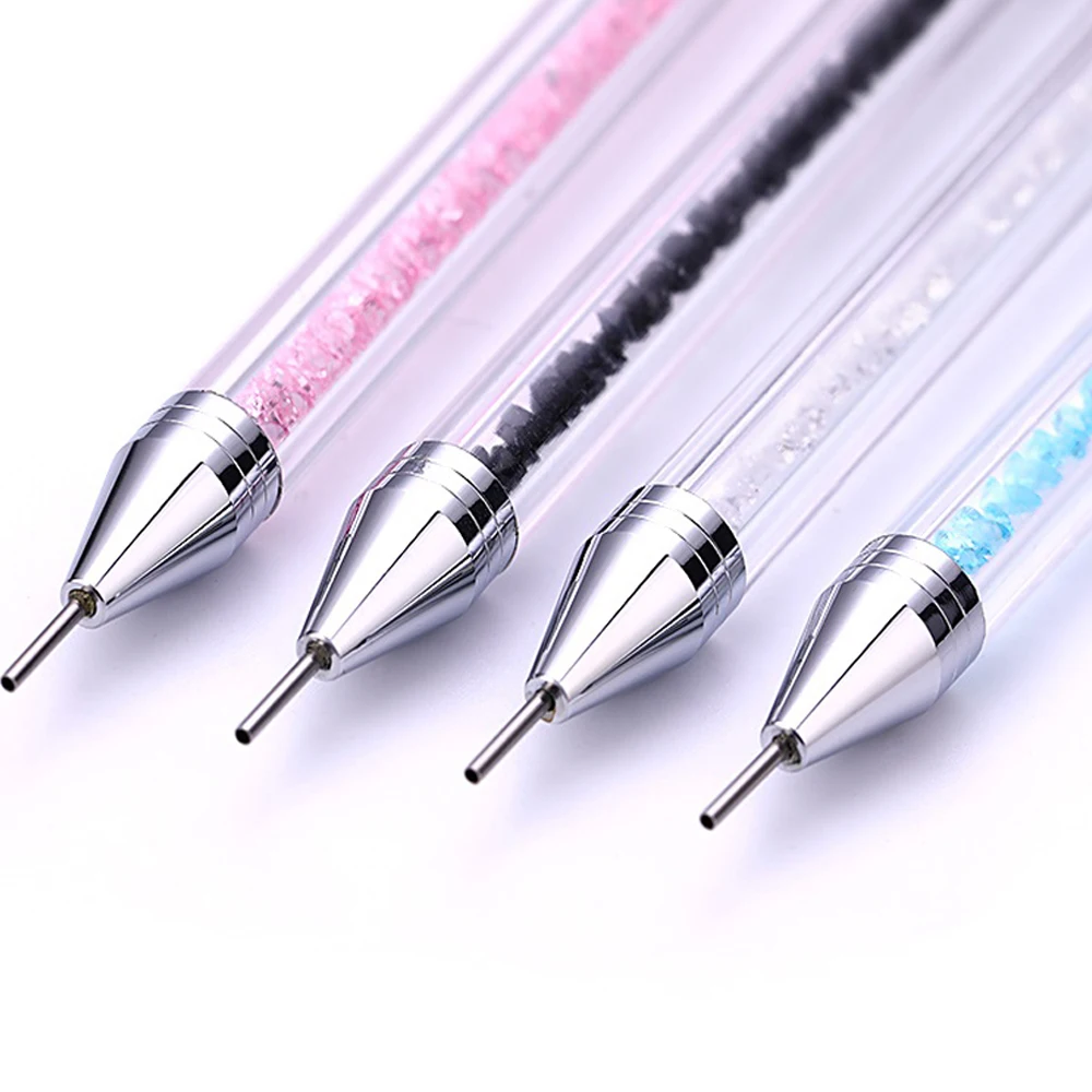 Professional Nail Art Tool 2 ways Nail Art Dotting Pen Rhinestone Studs Picker Wax Pencil Crystal Beads Nails Tips Decoration
Professional Nail Art Tool 2 ways Nail Art Dotting Pen Rhinestone Studs Picker Wax Pencil Crystal Beads Nails Tips Decoration
