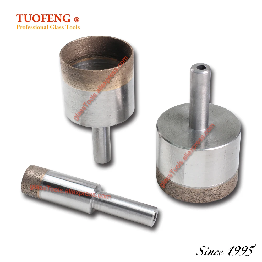 TUOFENG Diamond Core Drill Bit for Glass with Straight Shank / Sintered Diamond Drill Bit Hole Saw eyelet tools / OD 4-100mm
TUOFENG Diamond Core Drill Bit for Glass with Straight Shank / Sintered Diamond Drill Bit Hole Saw eyelet tools / OD 4-100mm