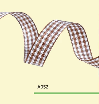 7/8" inch 22mm brown gingham ribbon
7/8" inch 22mm brown gingham ribbon