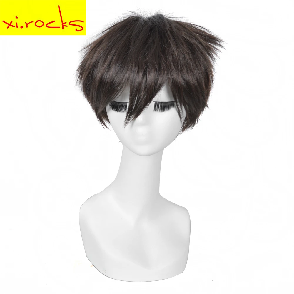 3024 Xi.rocks Dark Brown 11inch Short Straight Hair Synthetic Titan Style Man's Cosplay AnimeWig High Temperature Fibre
3024 Xi.rocks Dark Brown 11inch Short Straight Hair Synthetic Titan Style Man's Cosplay AnimeWig High Temperature Fibre