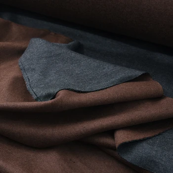 145CM Wide Double-layed Knitted Brown Gray Wool Viscose Fabric for Autumn Winter Dress Overcoat Jacket H270
145CM Wide Double-layed Knitted Brown Gray Wool Viscose Fabric for Autumn Winter Dress Overcoat Jacket H270