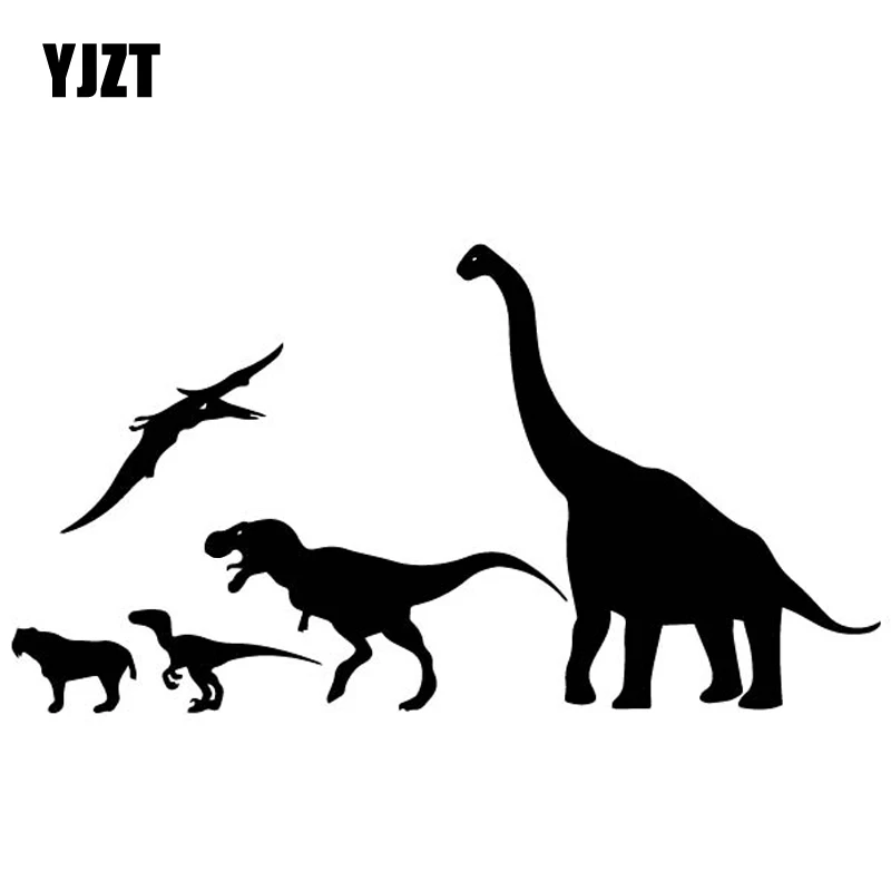 YJZT 18 2 см * 9 кластеры динозавров Автомобильная наклейка украшение дверь виниловая