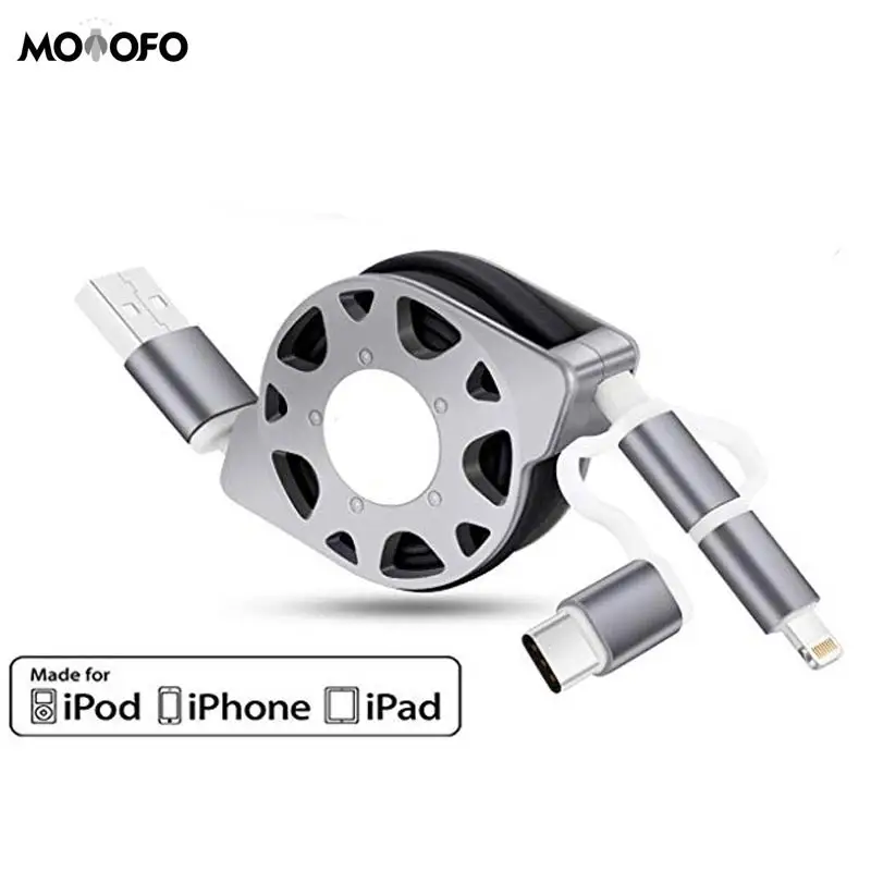 Multi 3-in-1 Retractable Charging Cable Type C/Micro USB Cable for iPhone iPad Huawei HTC LG Samsung S7/S8/S9 Galaxy
Multi 3-in-1 Retractable Charging Cable Type C/Micro USB Cable for iPhone iPad Huawei HTC LG Samsung S7/S8/S9 Galaxy
