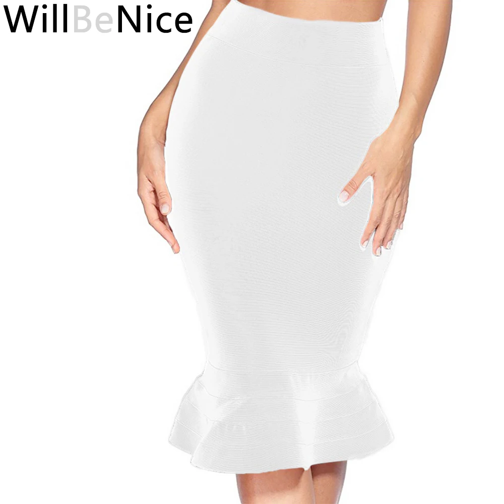 WillBeNice 2019 New Arrival Nude Mermaid Fishtail High Waist Knee Length Bandage Pencil Skirts
WillBeNice 2019 New Arrival Nude Mermaid Fishtail High Waist Knee Length Bandage Pencil Skirts