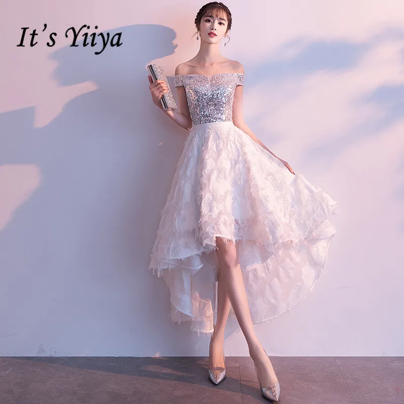 It's YiiYa Prom Dress Fashion Sequins Fabric Shining Boat Neck Party Dresses Elegant Tassel A-line Short Formal Gowns E025
It's YiiYa Prom Dress Fashion Sequins Fabric Shining Boat Neck Party Dresses Elegant Tassel A-line Short Formal Gowns E025